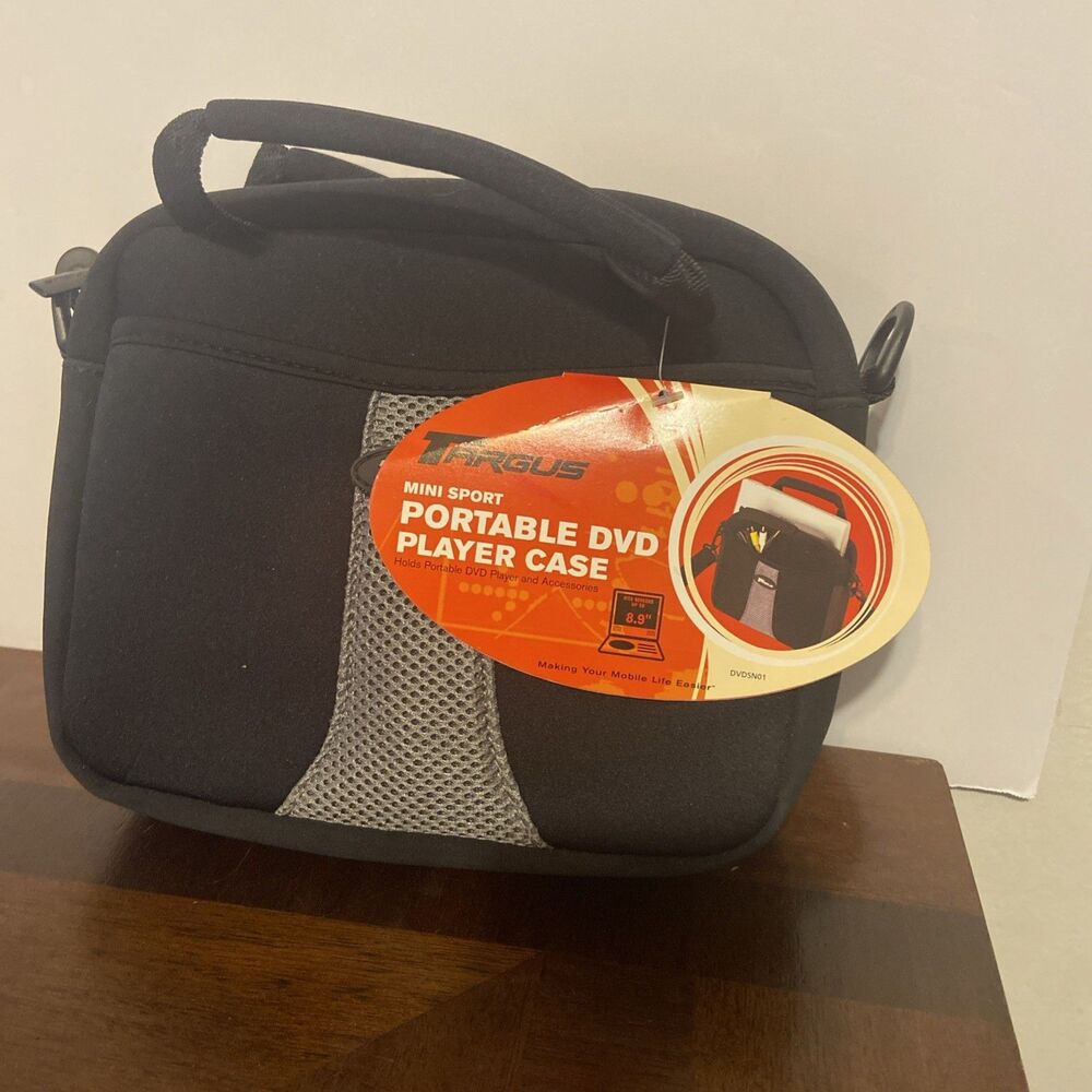 Targus Mini Sport Portable DVD Player Travel Case Bag New With Tags 8.9"